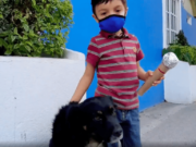 Santi, el niño reportero de los perritos de la calle