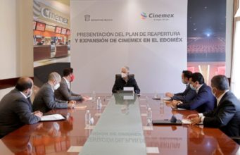 Anuncian inversión de 350 millones de pesos para reactivar cines en Edomex