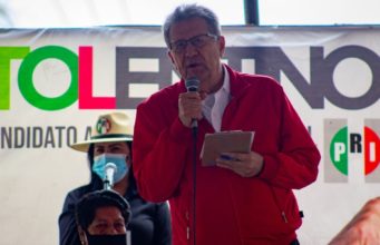 Tolentino Román celebra su cierre de campaña en Chimalhuacán