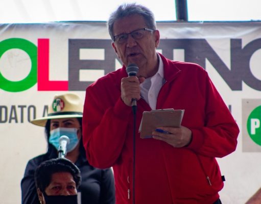Tolentino Román celebra su cierre de campaña en Chimalhuacán