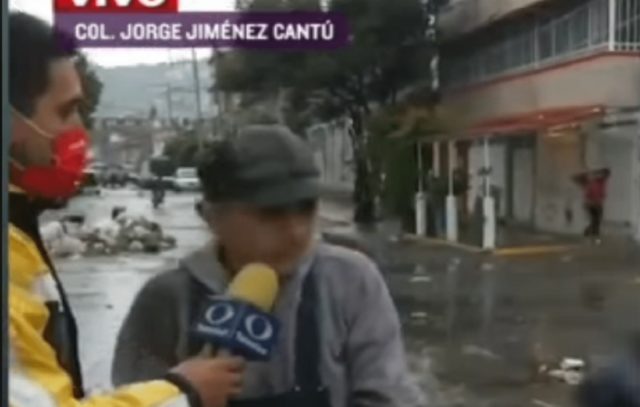 Se vuelve viral tras recibir un zape en plena entrevista