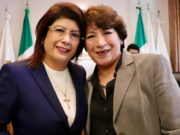 Delfina Gómez Álvarez se reúne con la alcaldesa de Tecámac para el futuro del Edomex