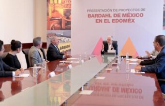 Presenta Del Mazo proyecto de mejora para planta de Bardahl en Toluca