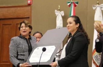 Recibe Delfina Gómez constancia de mayoría que la acredita como gobernadora del EdoMex