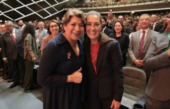 Delfina Gómez felicita a Claudia Sheinbaum: “Es tiempo de mujeres”