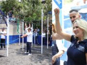 Huixquilucan fomenta deporte con nuevo gimnasio de calistenia