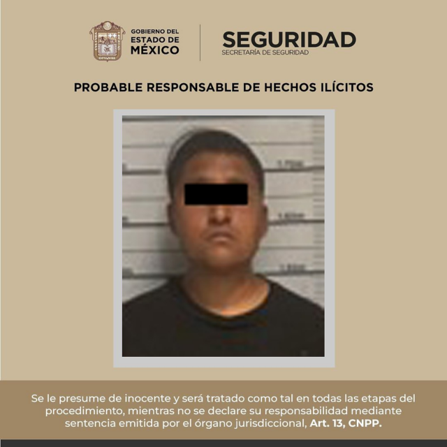 Un importante operativo de seguridad resultó en la captura de un hombre por intento de asesinato en Atizapán.