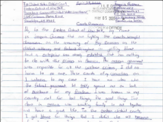 El Chapo cuestiona su condena en carta dirigida a tribunal de EEUU Joaquín El Chapo Guzmán rechaza las acusaciones y clama por justicia en su reciente carta al tribunal estadounidense.