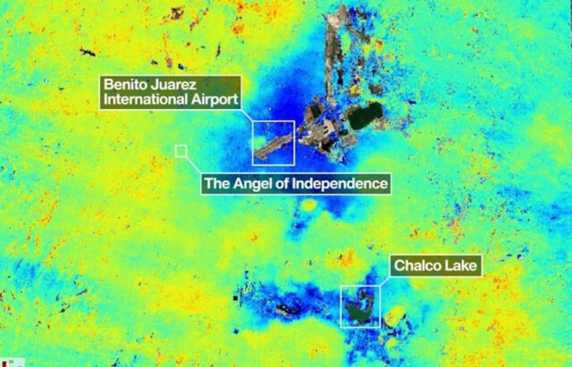 Un nuevo satélite de la NASA mide cómo la Ciudad de México se hunde hasta 2 centímetros mensuales. Descubre los detalles.