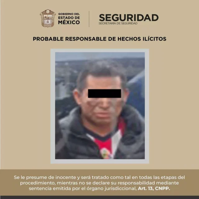 Un nuevo arresto en Zinacantepec por un caso de homicidio llama la atención en la seguridad de la zona.