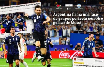 El gol de Messi: una obra de arte en el triunfo de Argentina Los medios destacan el gol de Messi como un momento histórico en el triunfo de Argentina sobre Jordania.