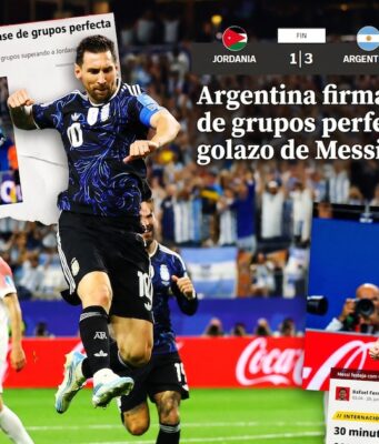 El gol de Messi: una obra de arte en el triunfo de Argentina Los medios destacan el gol de Messi como un momento histórico en el triunfo de Argentina sobre Jordania.
