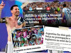 Argentina avanza a semifinales del Mundial dejando al mundo sorprendido Los medios internacionales destacan la victoria de Argentina y expresan su admiración tras el pase a semifinales del Mundial.
