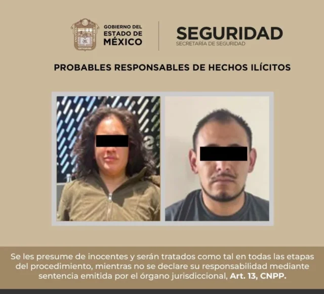 Una pareja fue arrestada en Calimaya por supuestos delitos de encubrimiento y receptación. Conoce todos los detalles del caso aquí.