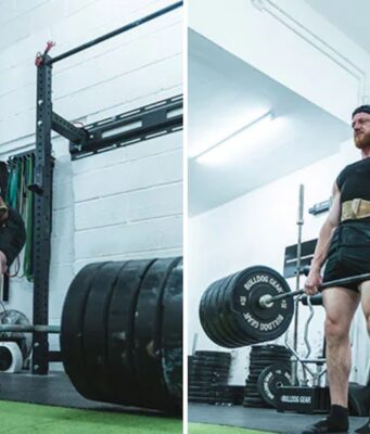 Daniel Mulligan rompe récord mundial de peso muerto y ayuda al cáncer El atleta Daniel Mulligan estableció un nuevo récord de peso muerto recaudando fondos para pacientes con cáncer en solo 24 horas.