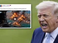 Trump lanza impactante video de IA sobre la isla iraní de Jarg El ex presidente Donald Trump publica un video generado con IA que muestra la isla de Jarg en un contexto conflictivo.