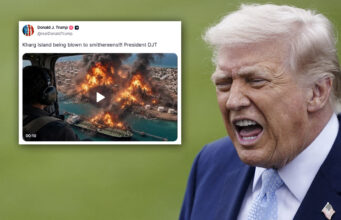 Trump lanza impactante video de IA sobre la isla iraní de Jarg El ex presidente Donald Trump publica un video generado con IA que muestra la isla de Jarg en un contexto conflictivo.