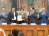 Delfina Gómez presenta su Tercer Informe al Congreso del Estado de México El Congreso del Estado de México recibe el Tercer Informe de Delfina Gómez, marcando un hito en su gestión política.